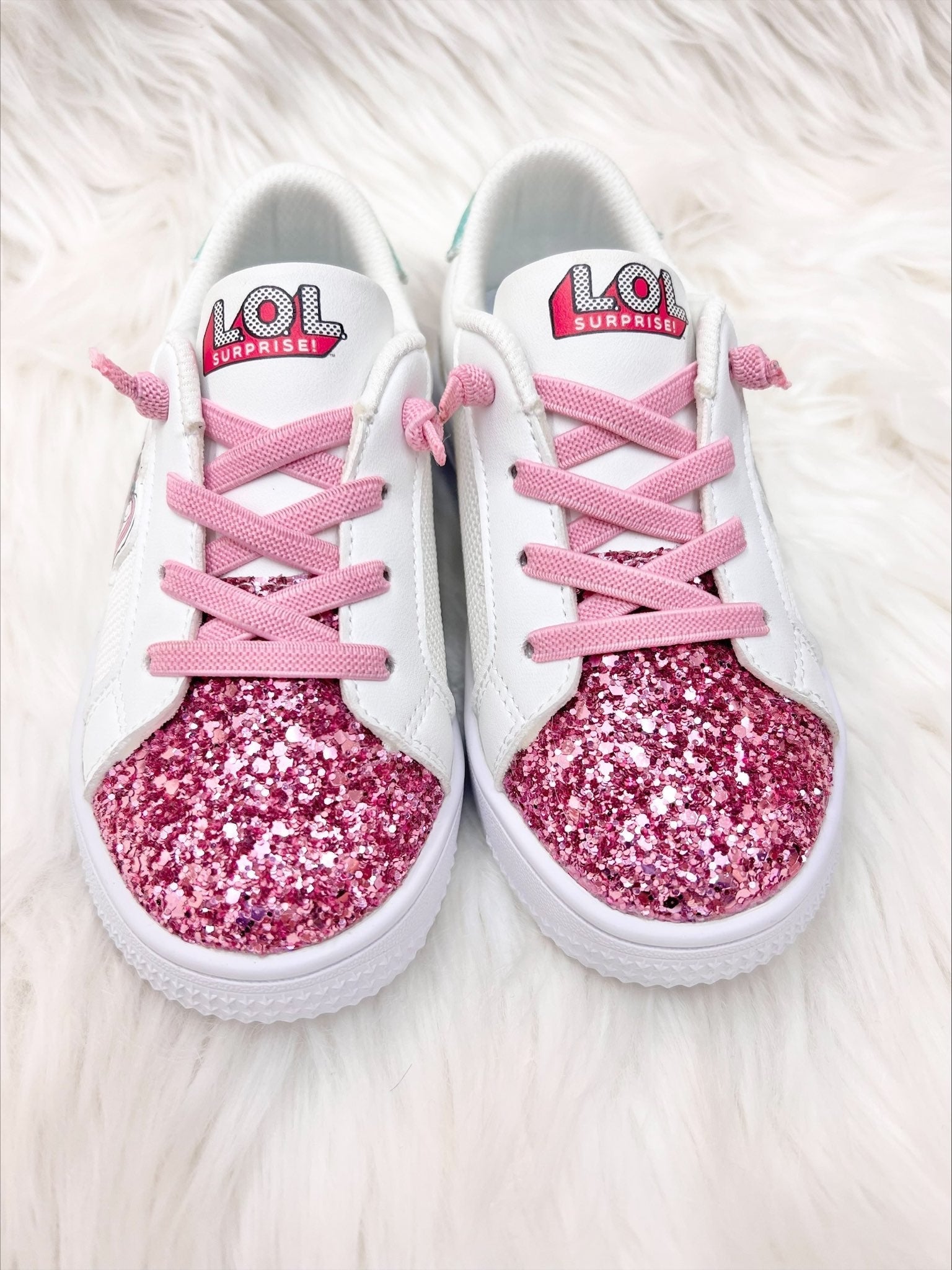 Mia Belle Girls L.O.L. SURPRISE! Unicorn Glitter Sneakers SpadezStore
