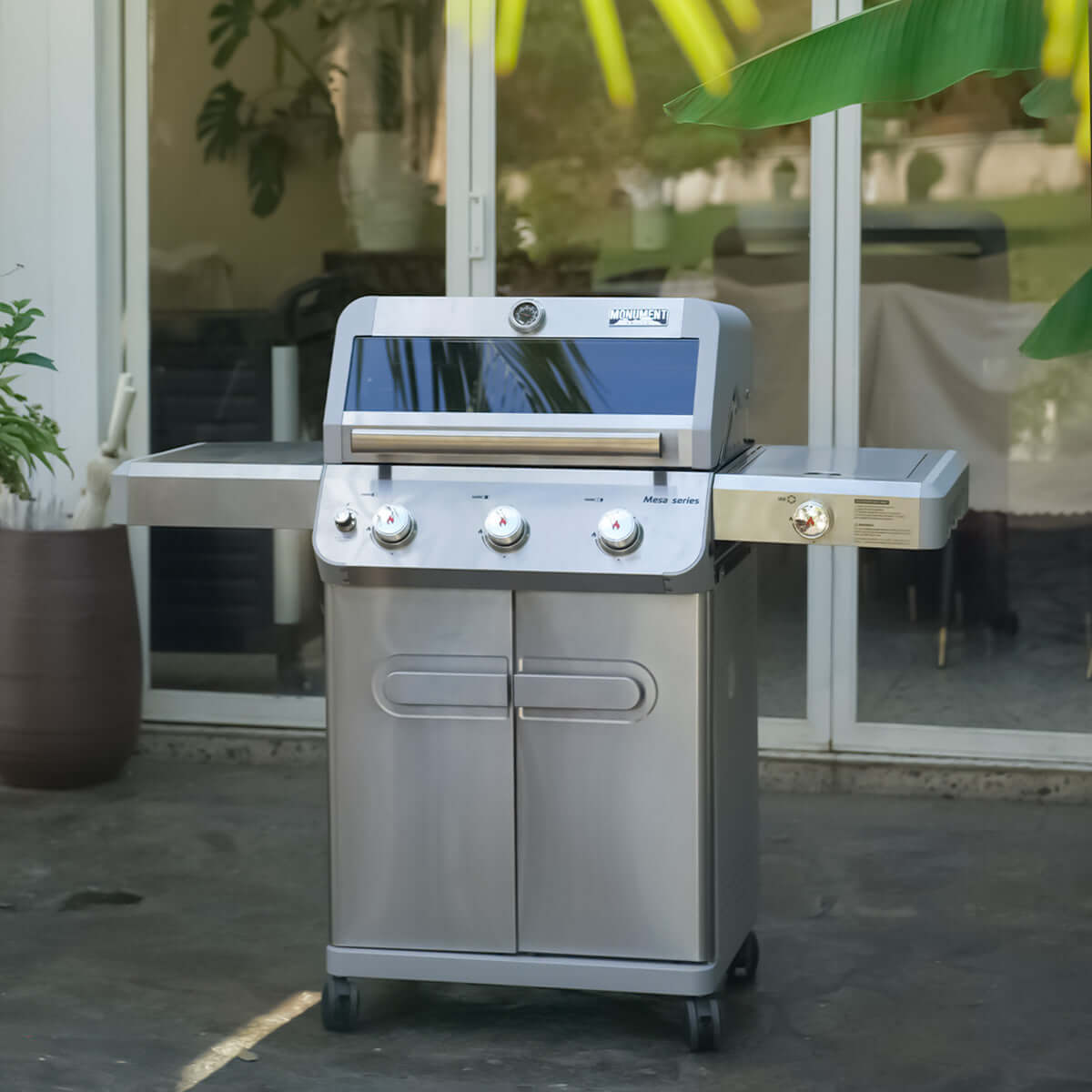 Monument Grills Mesa 305 | Stainless Propane Gas Grill SpadezStore