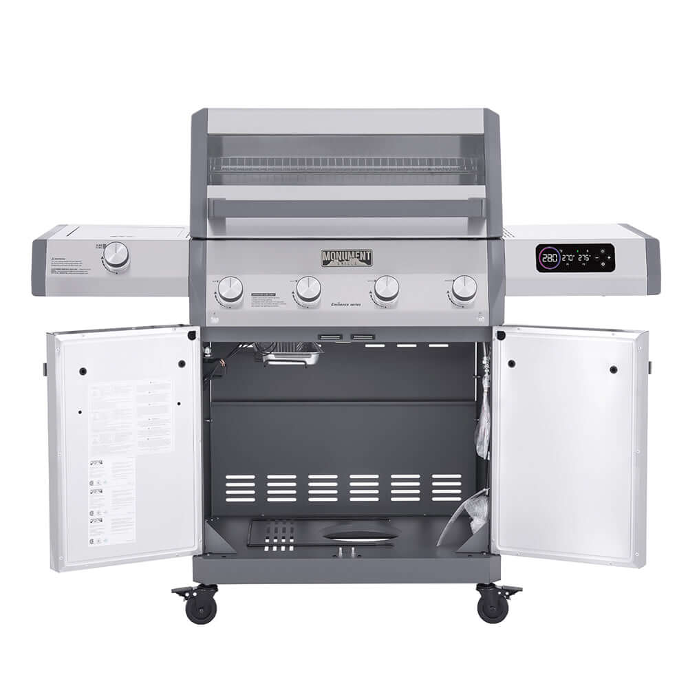 Monument Grills Eminence 405 |Tech Stainless Propane Gas Grill SpadezStore