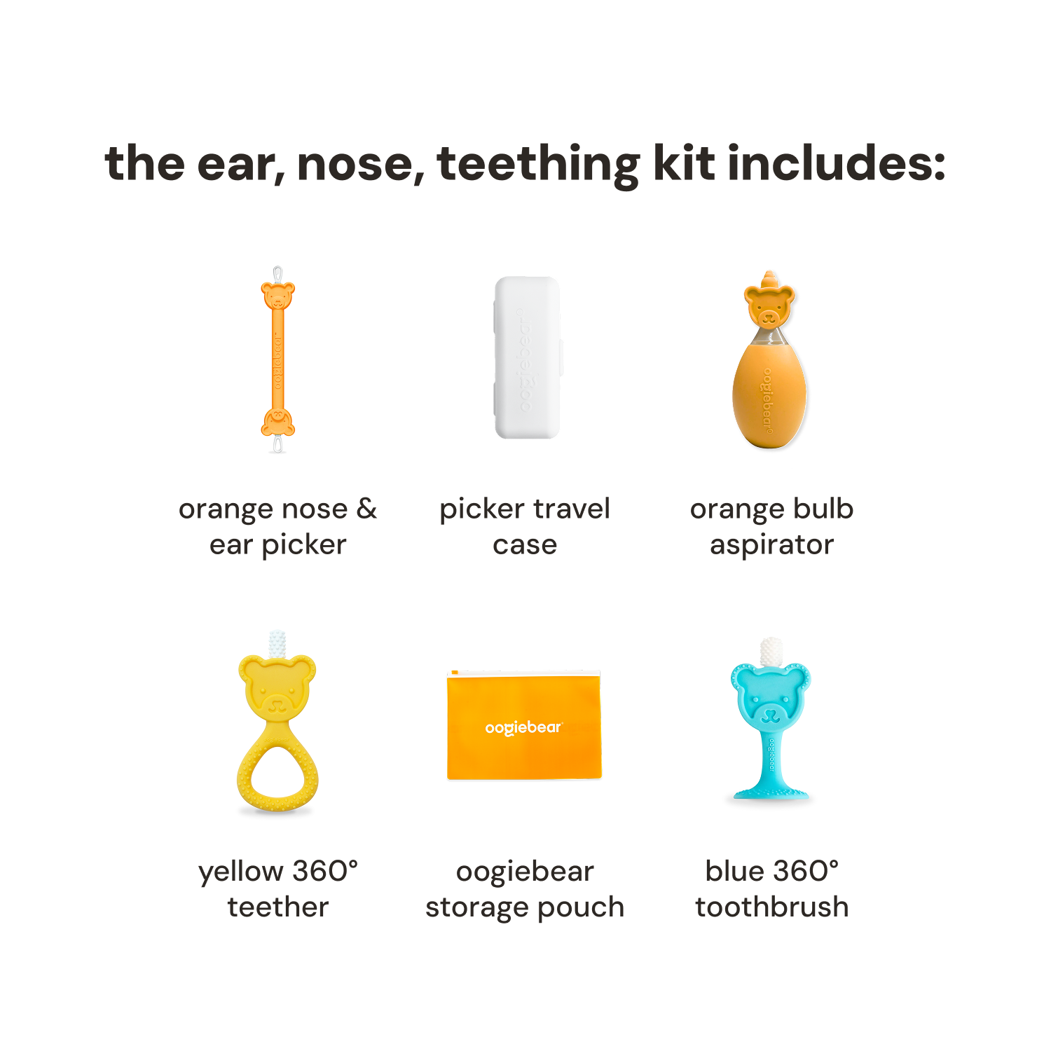 Oogiebear baby ear, nose & teething kit SpadezStore