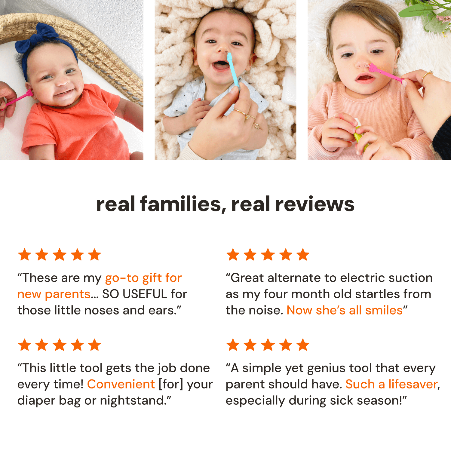 Oogiebear Three Pack Booger Picker