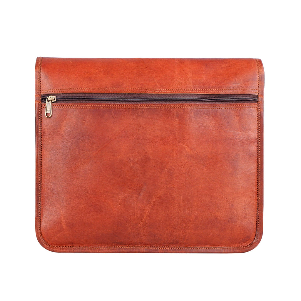 Classy Leather Bags The Mascot Leather Messenger SpadezStore