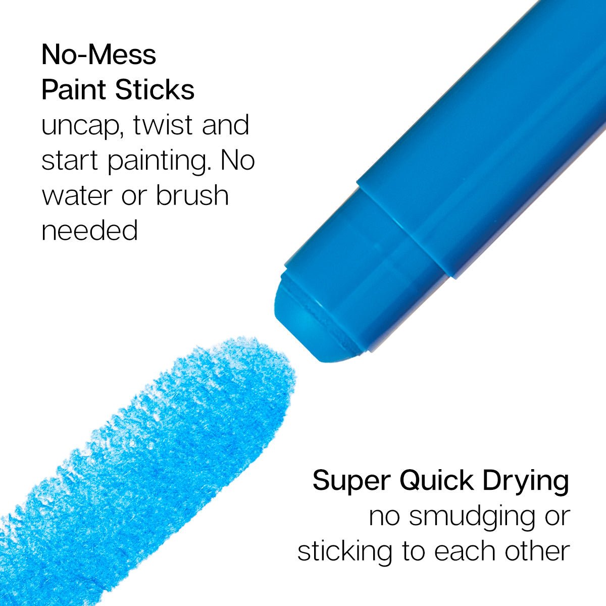 KINGART Tempera Paint Sticks, 60 Colors