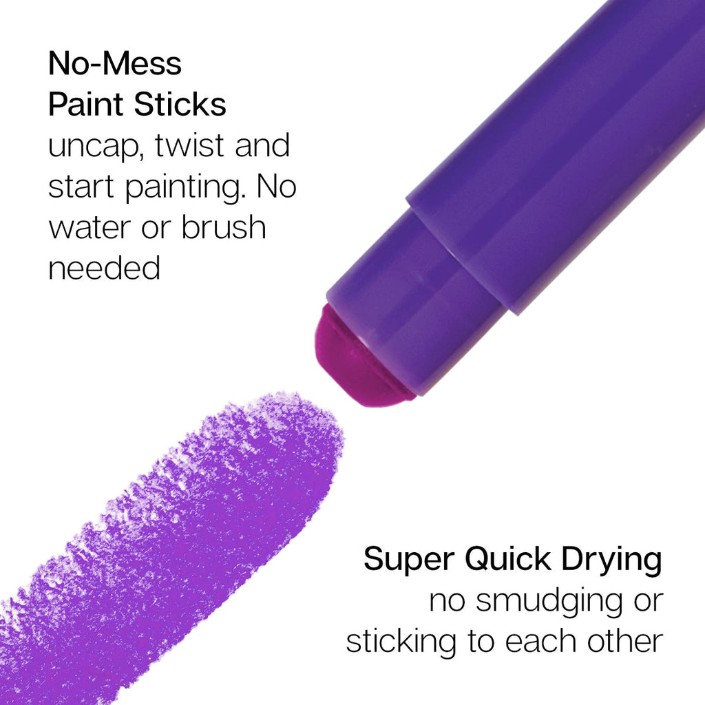 KINGART Tempera Paint Sticks – 24 Colors