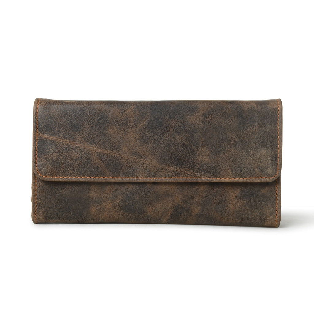 Classy Leather Bags Ellison Ladies Wallet- Walnut Brown SpadezStore