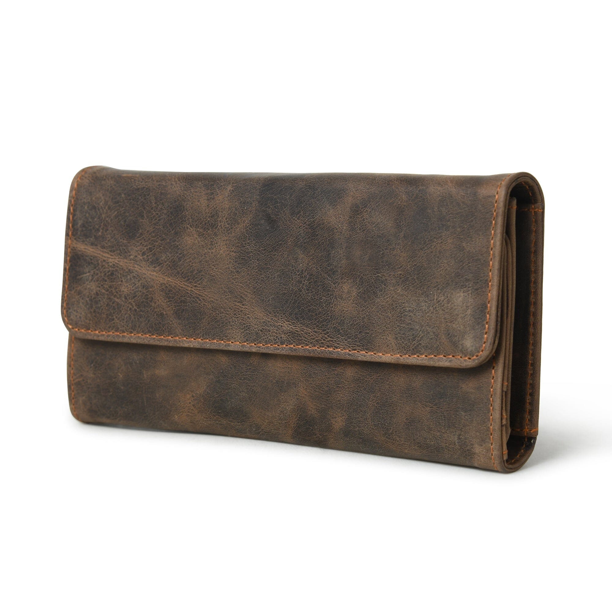 Classy Leather Bags Ellison Ladies Wallet- Walnut Brown SpadezStore