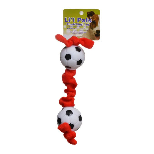 Lil Pals Plush Toys and Tugs Soccer Ball Tug Toy SpadezStore