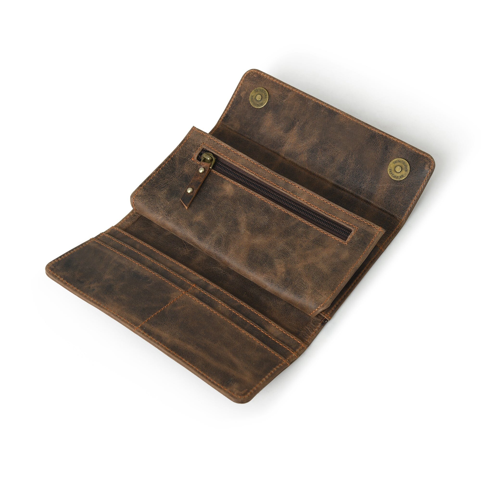 Classy Leather Bags Ellison Ladies Wallet- Walnut Brown SpadezStore