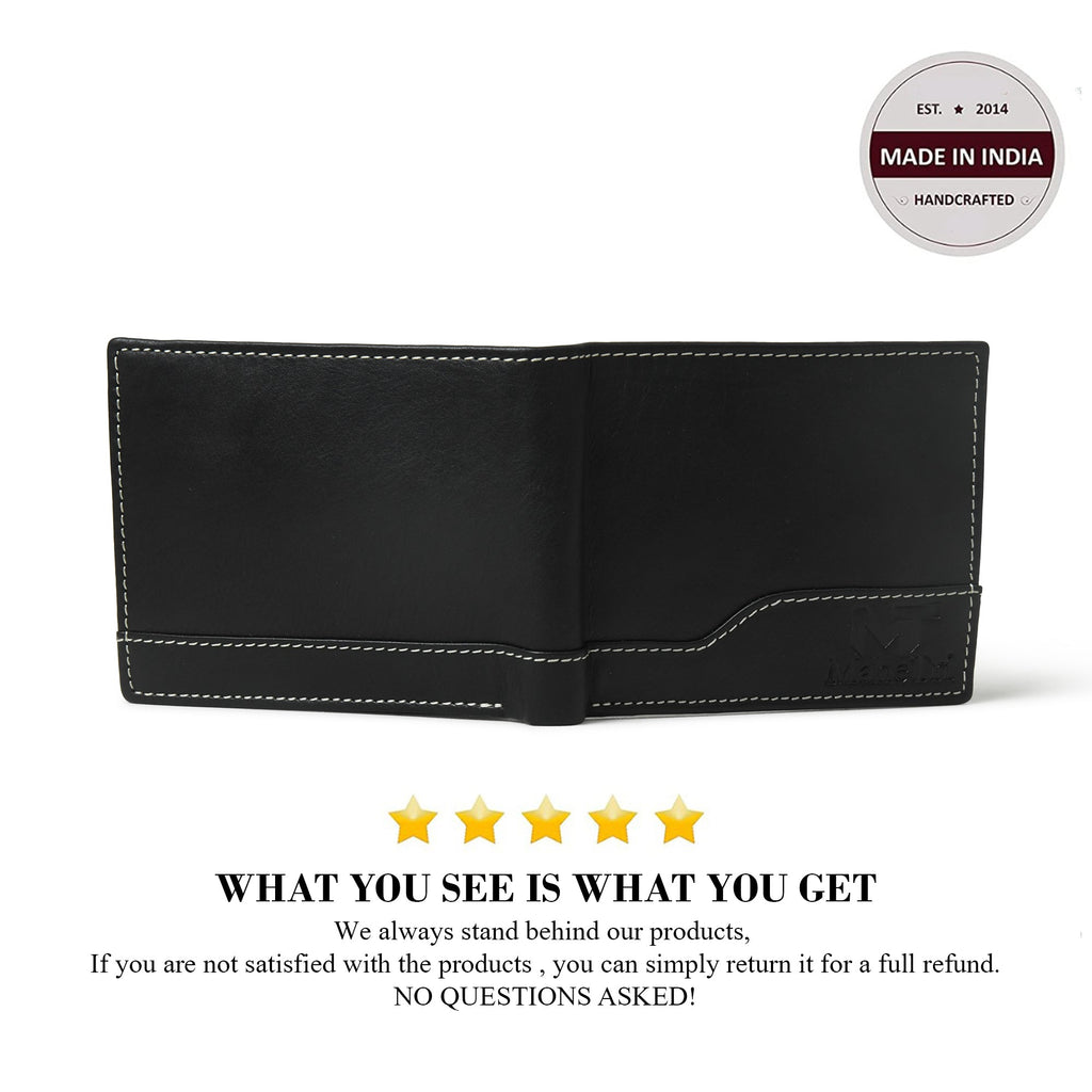 Classy Leather Bags Judson Bi-fold Wallet - Black
