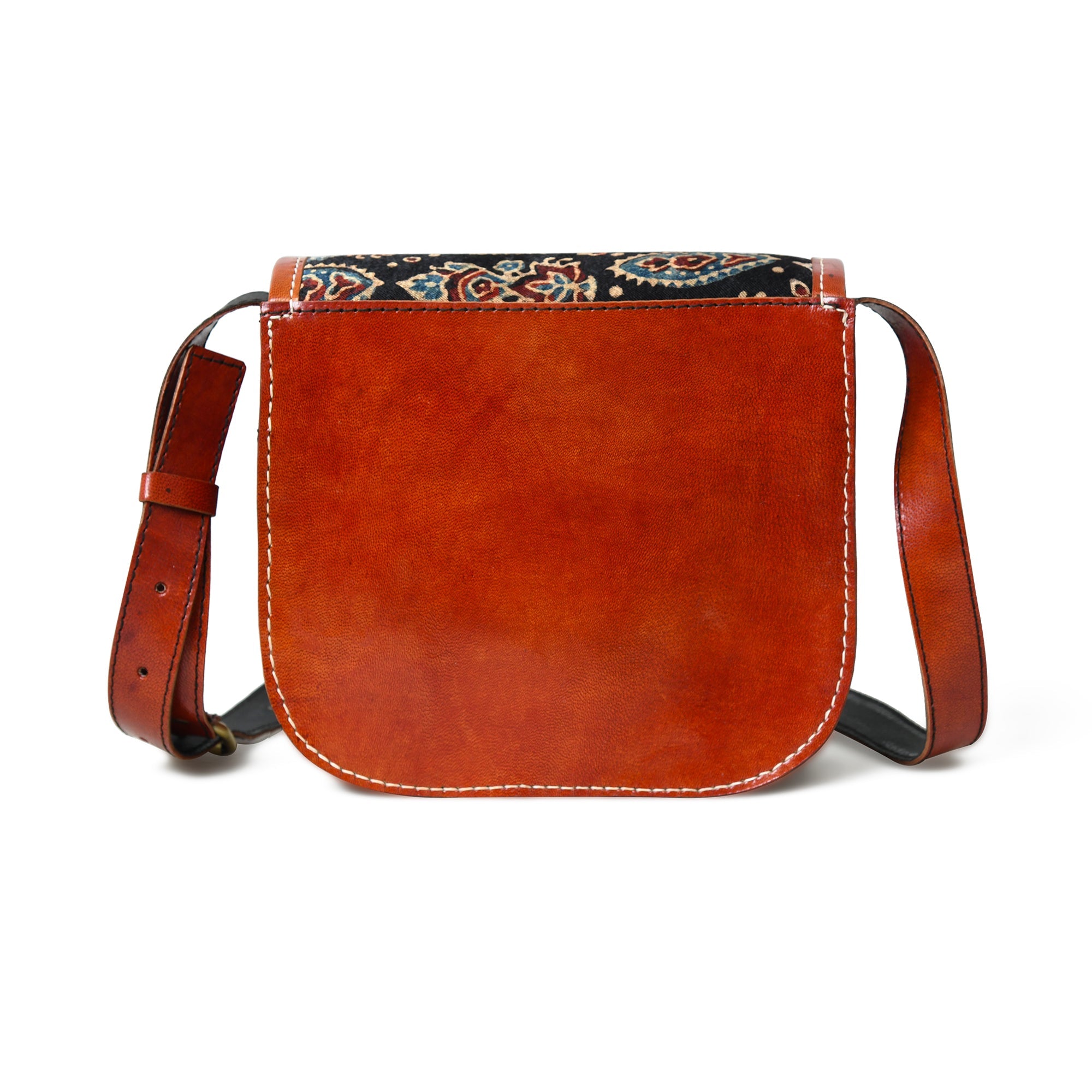 Classy Leather Bags Astounding Ajrakh Ethnic Satchel SpadezStore
