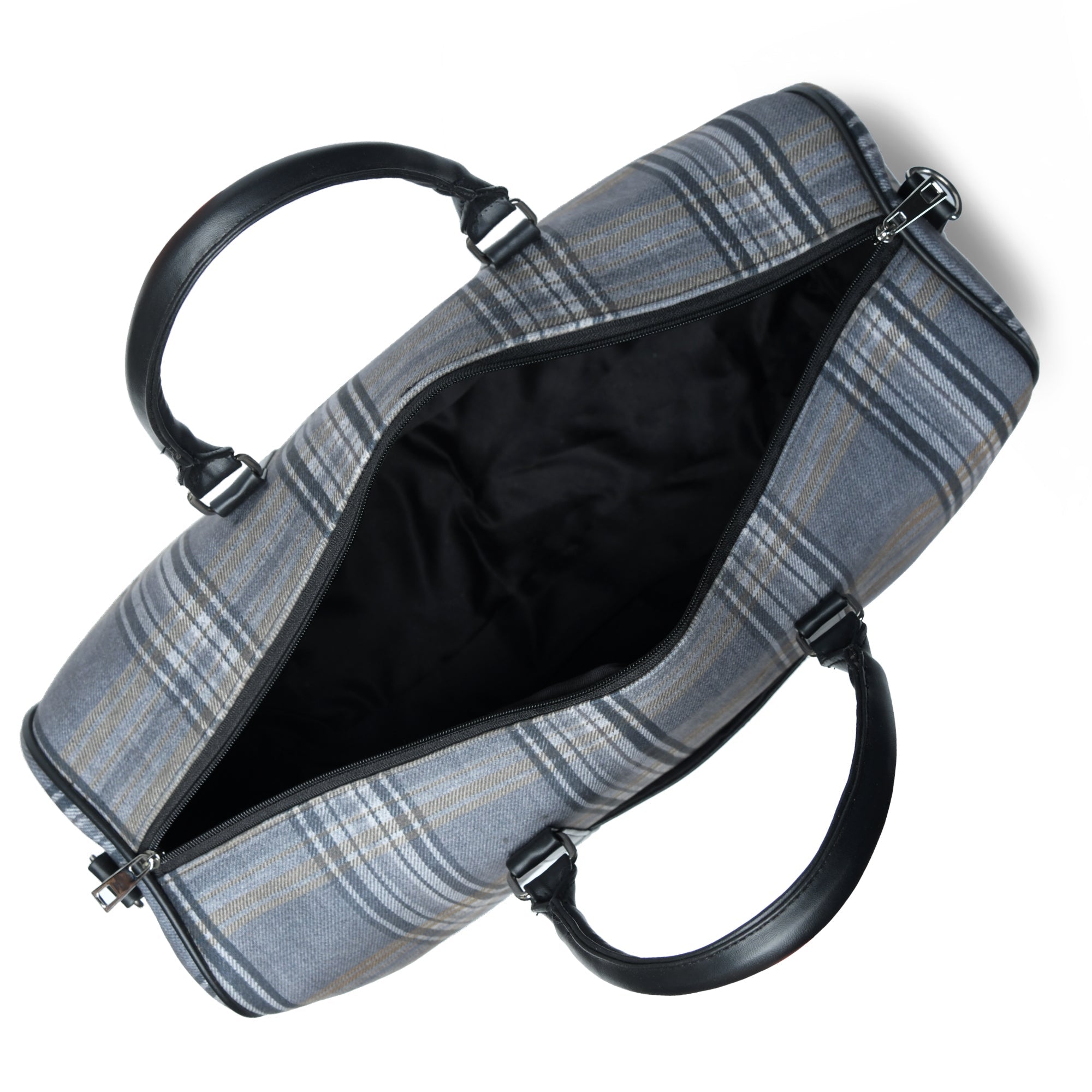 Classy Leather Bags The Highlander Plaid Duffle Bag