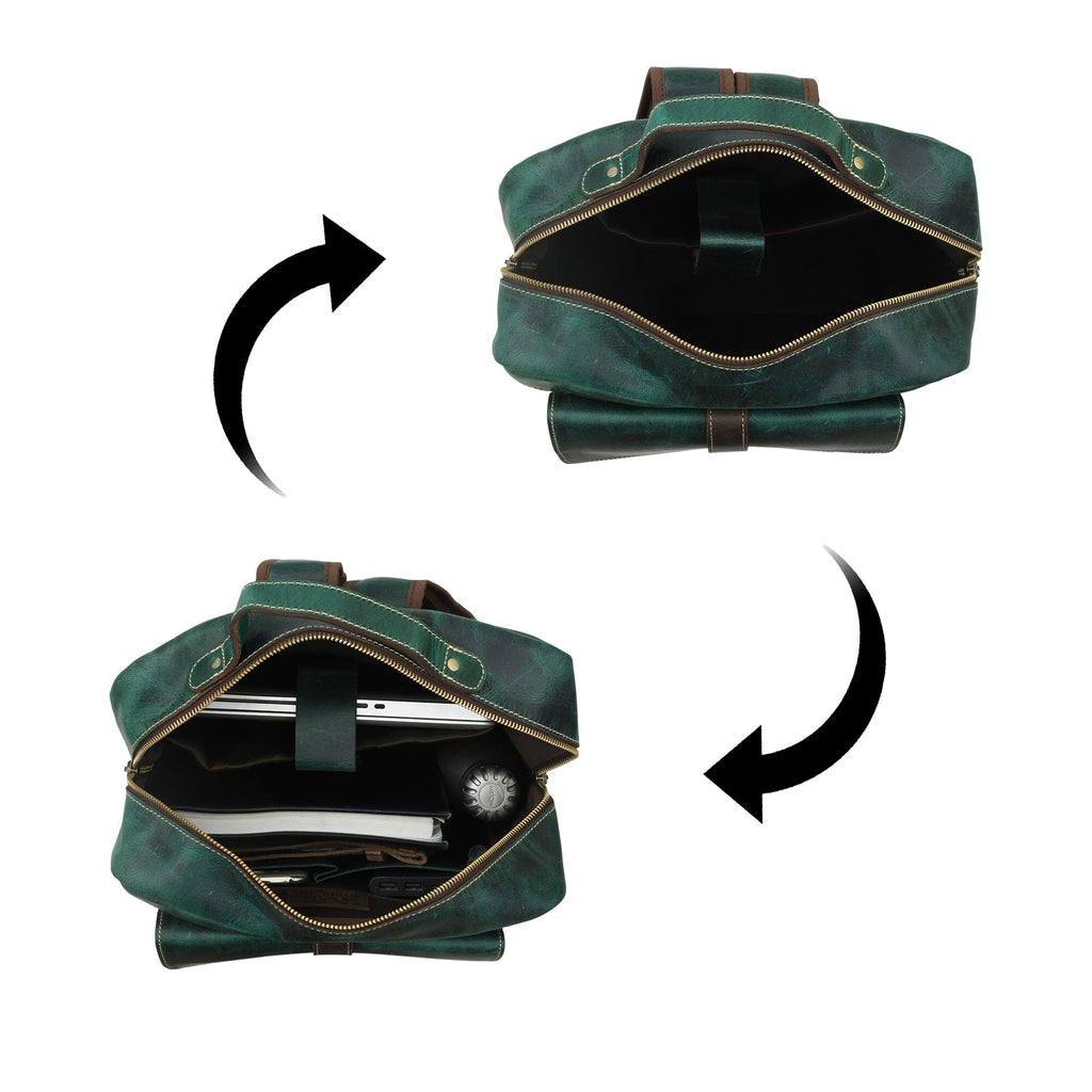 Classy Leather Bags Greenfield Leather Backpack
