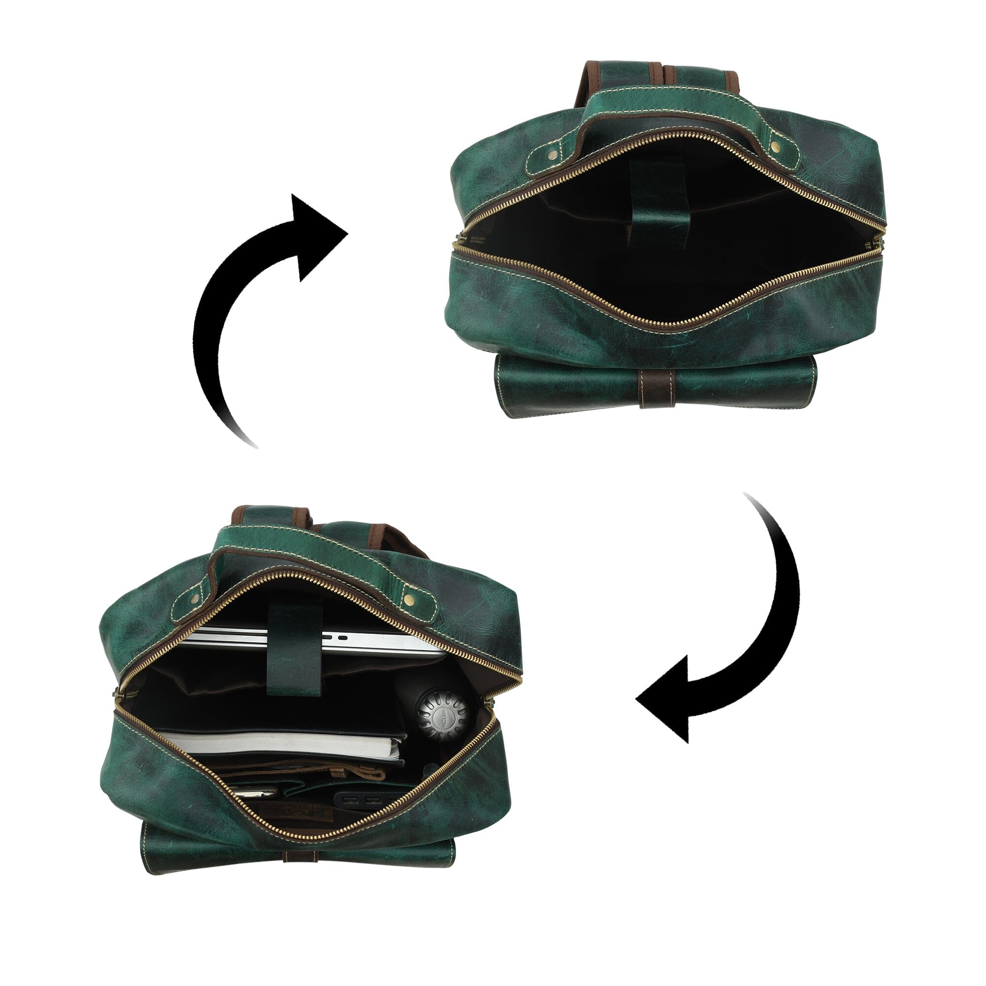 Classy Leather Bags Greenfield Leather Backpack