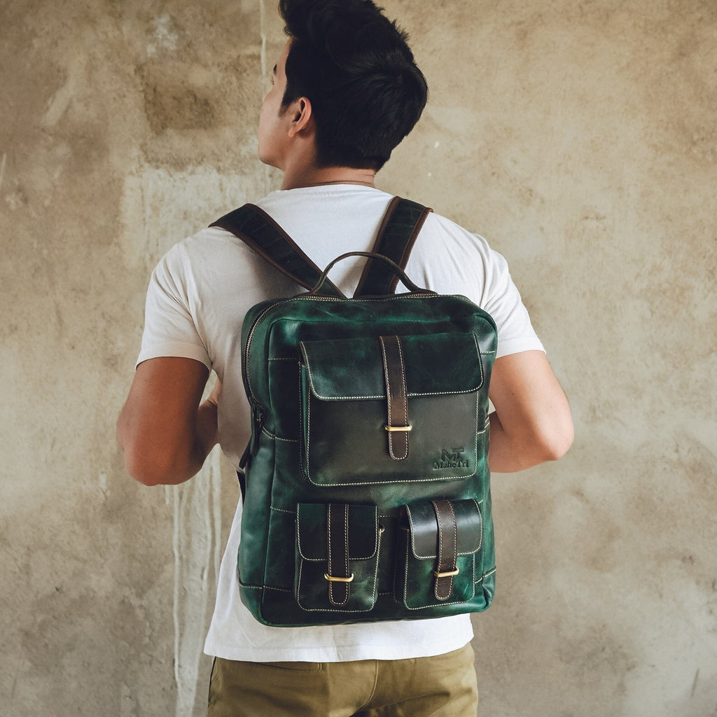 Classy Leather Bags Greenfield Leather Backpack
