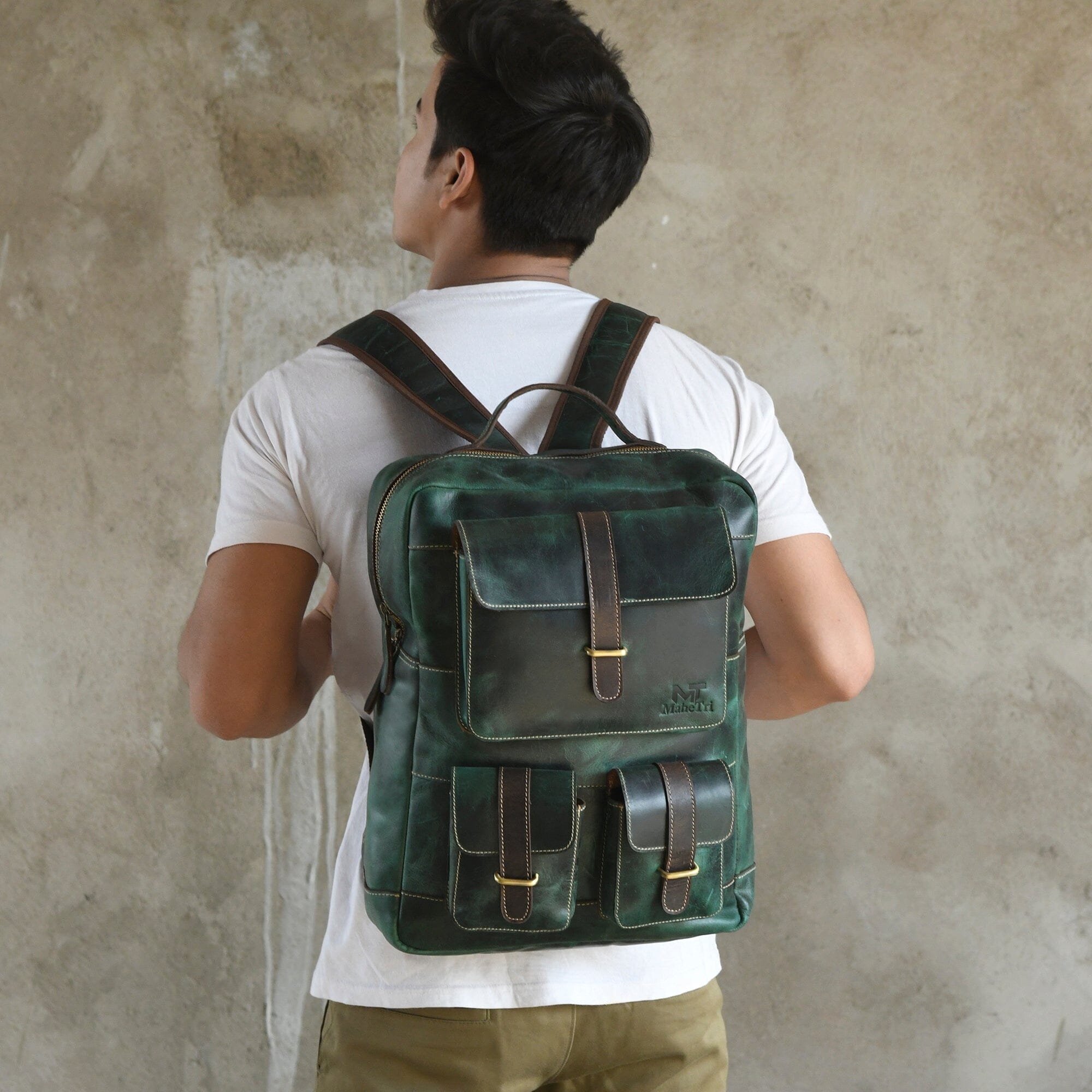 Classy Leather Bags Greenfield Leather Backpack