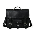 Classy Leather Bags Shadow Silver Black Messenger Bag SpadezStore