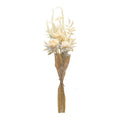 Bleached Zinnia Bouquet Set of 2 SpadezStore