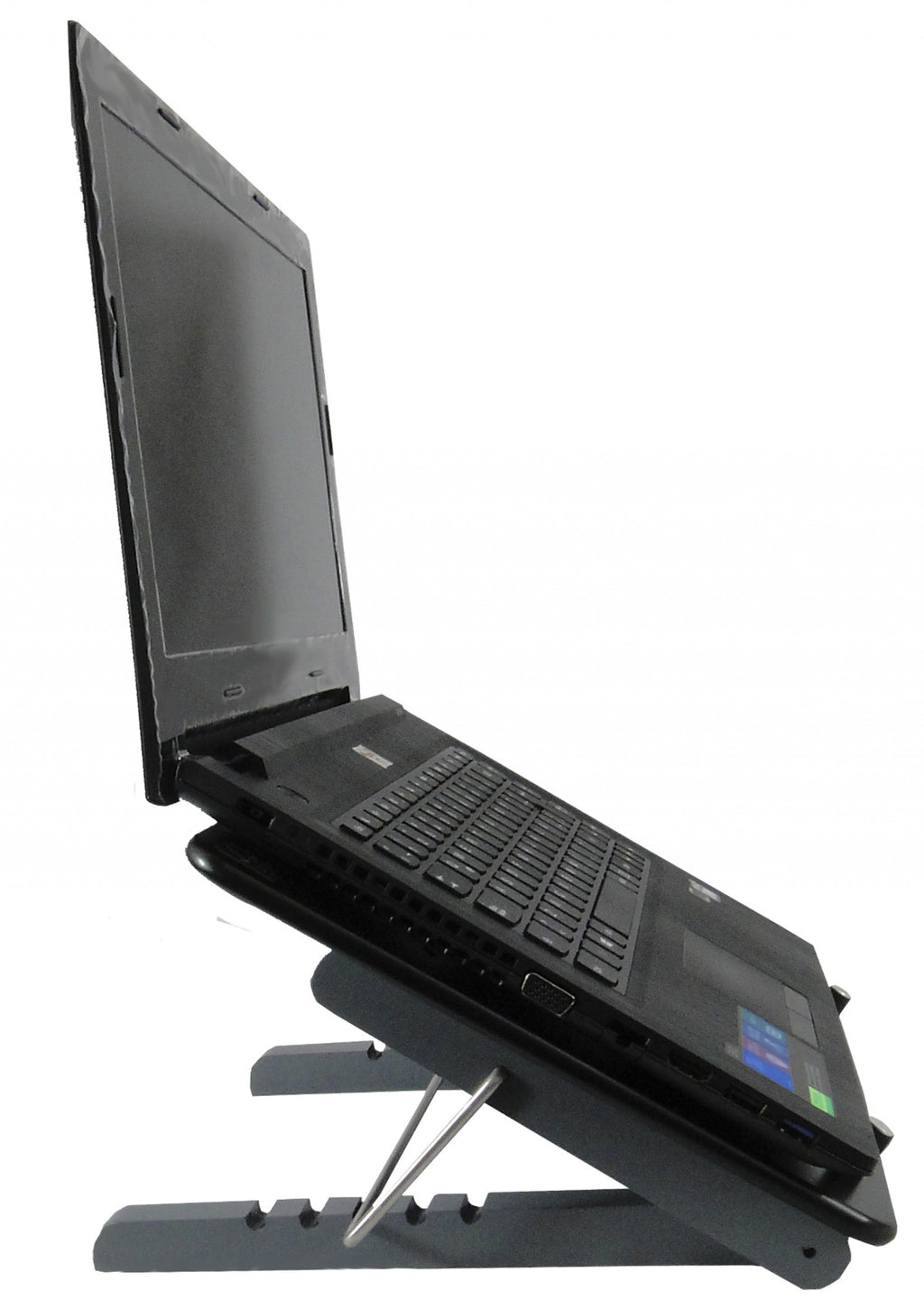 Black Adjustable Five Level Ergonomic Laptop Stand SpadezStore