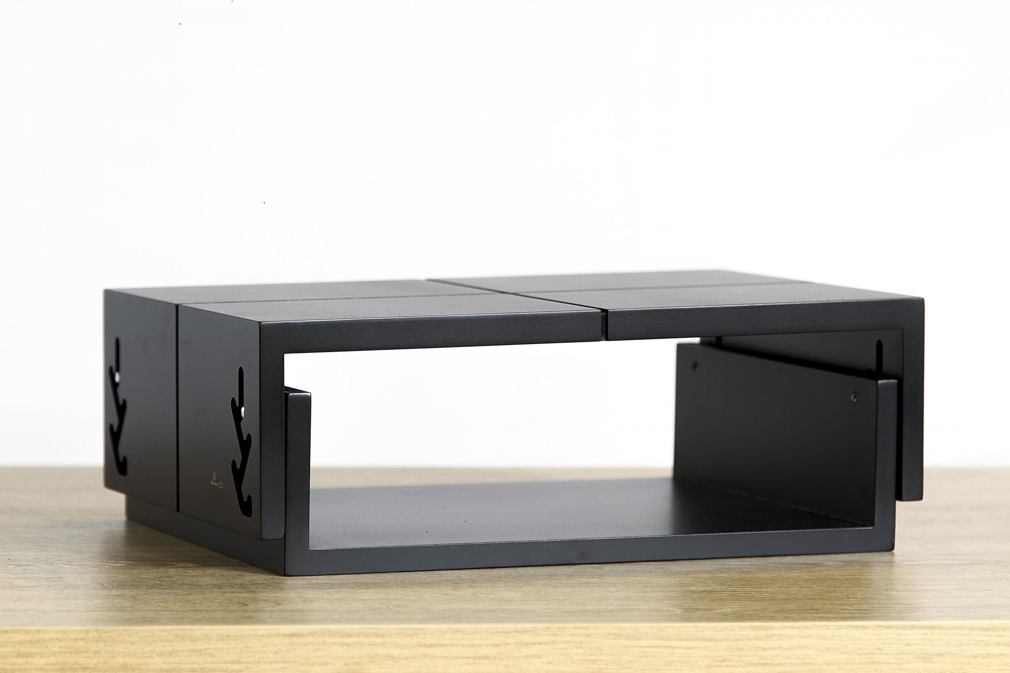 Black Adjustable Five Level Ergonomic Monitor Stand SpadezStore