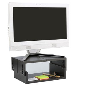 Black Adjustable Five Level Ergonomic Monitor Stand SpadezStore