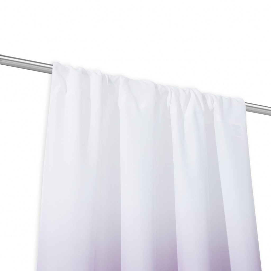 Set of Two 84" Purple Ombre Window Curtain Panels SpadezStore