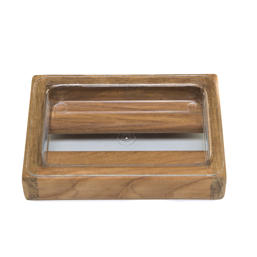 Traditional Solid Teak Wall Mount Soap Dish SpadezStore