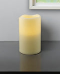 5" Ivory Flameless Indoor-Outdoor Pillar Candle
