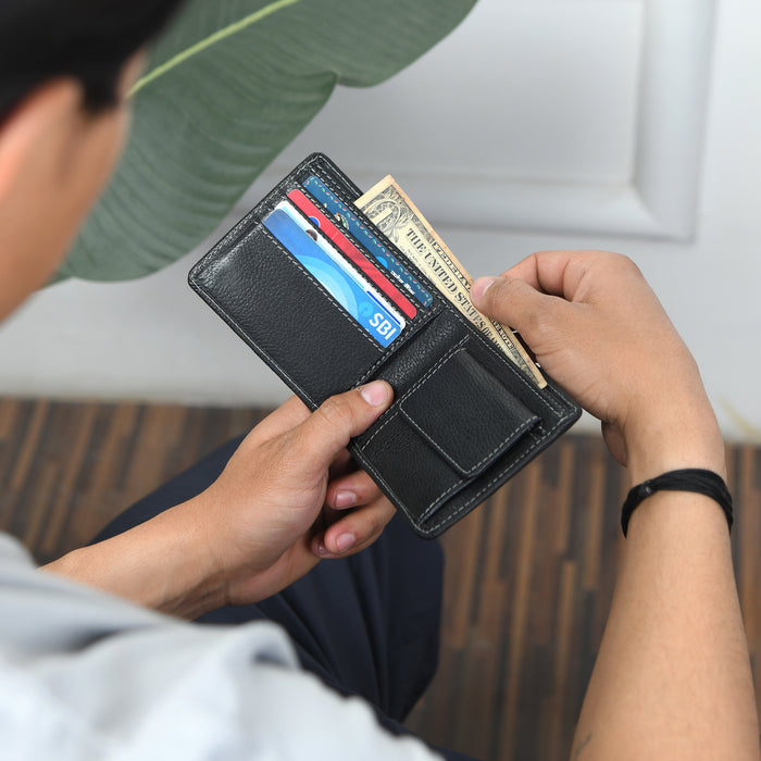 Classy Leather Bags Classic Black Leather Wallet