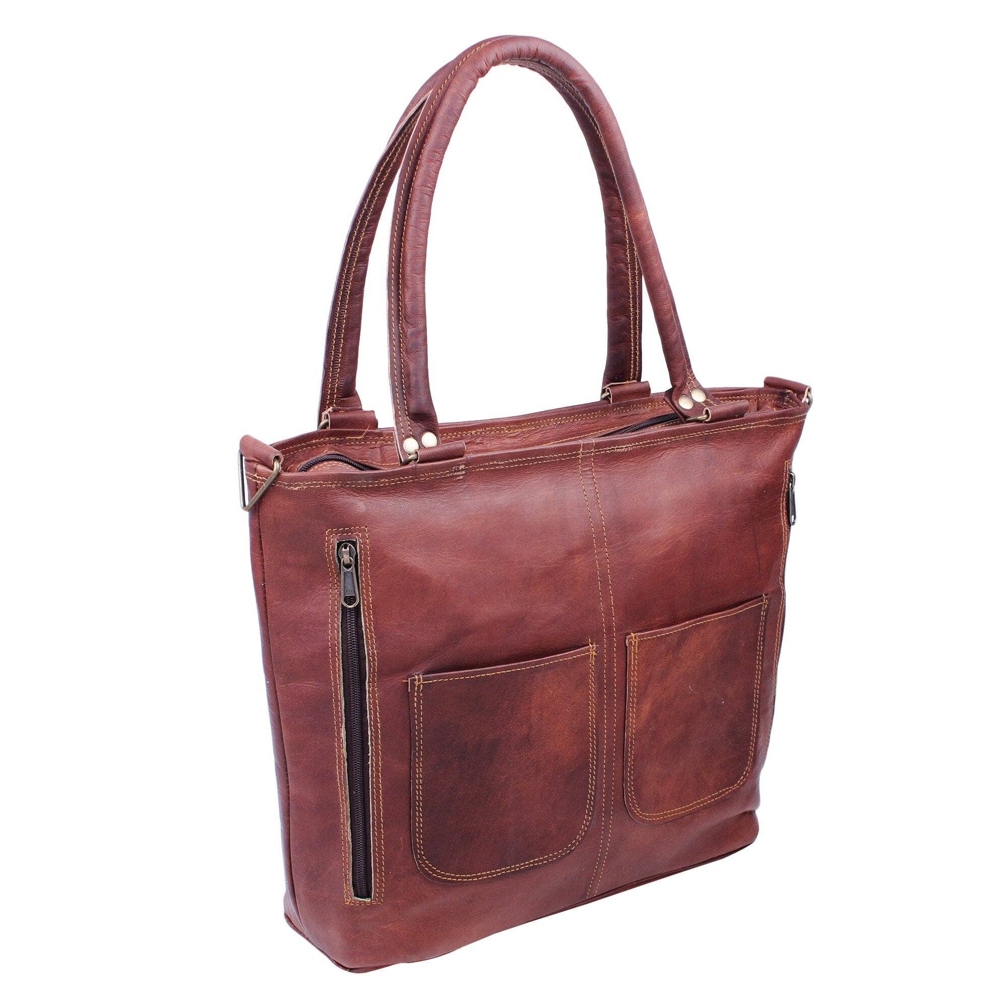 Classy Leather Bags Roswell Tote Bag SpadezStore