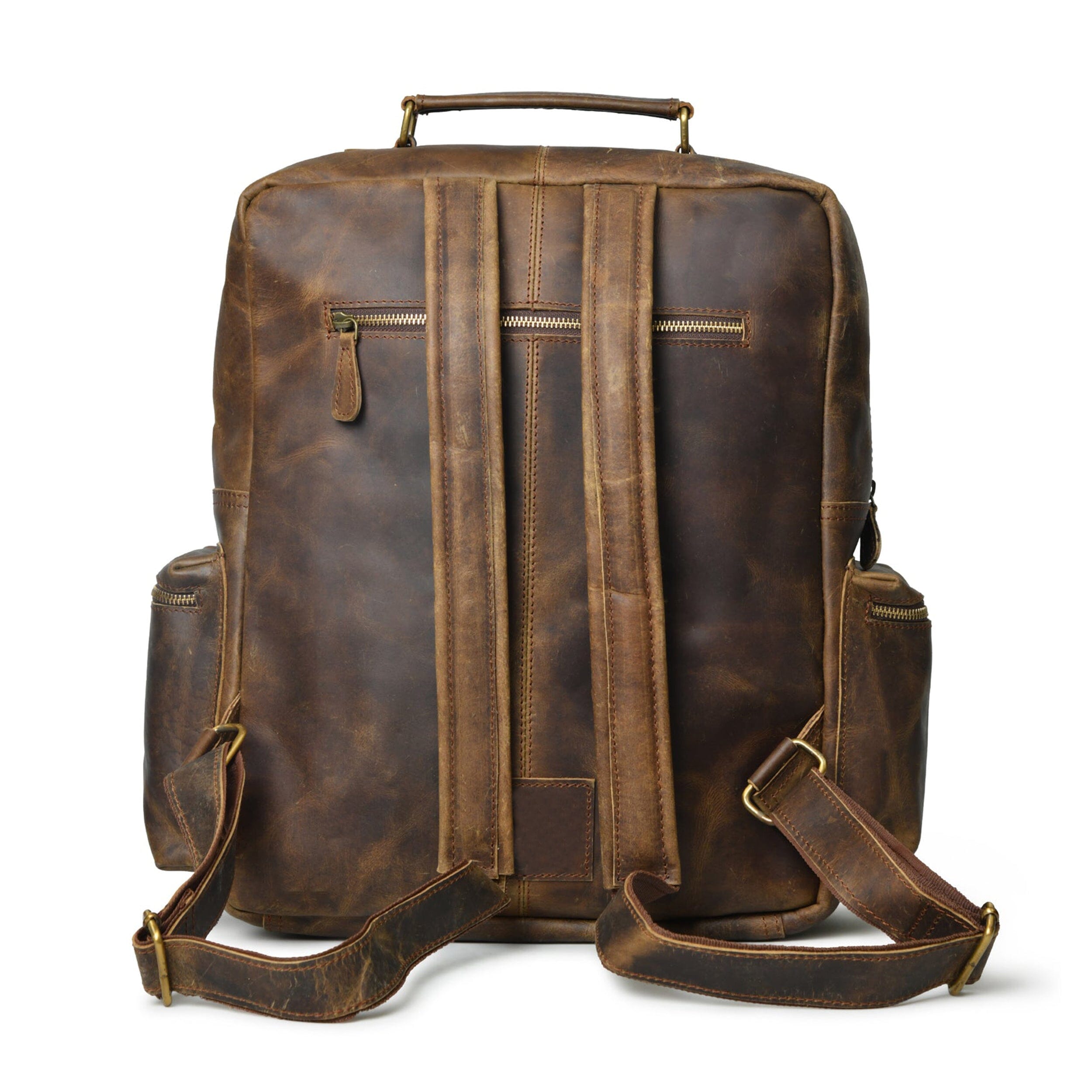 Classy Leather Bags Barclay Buffalo Backpack SpadezStore