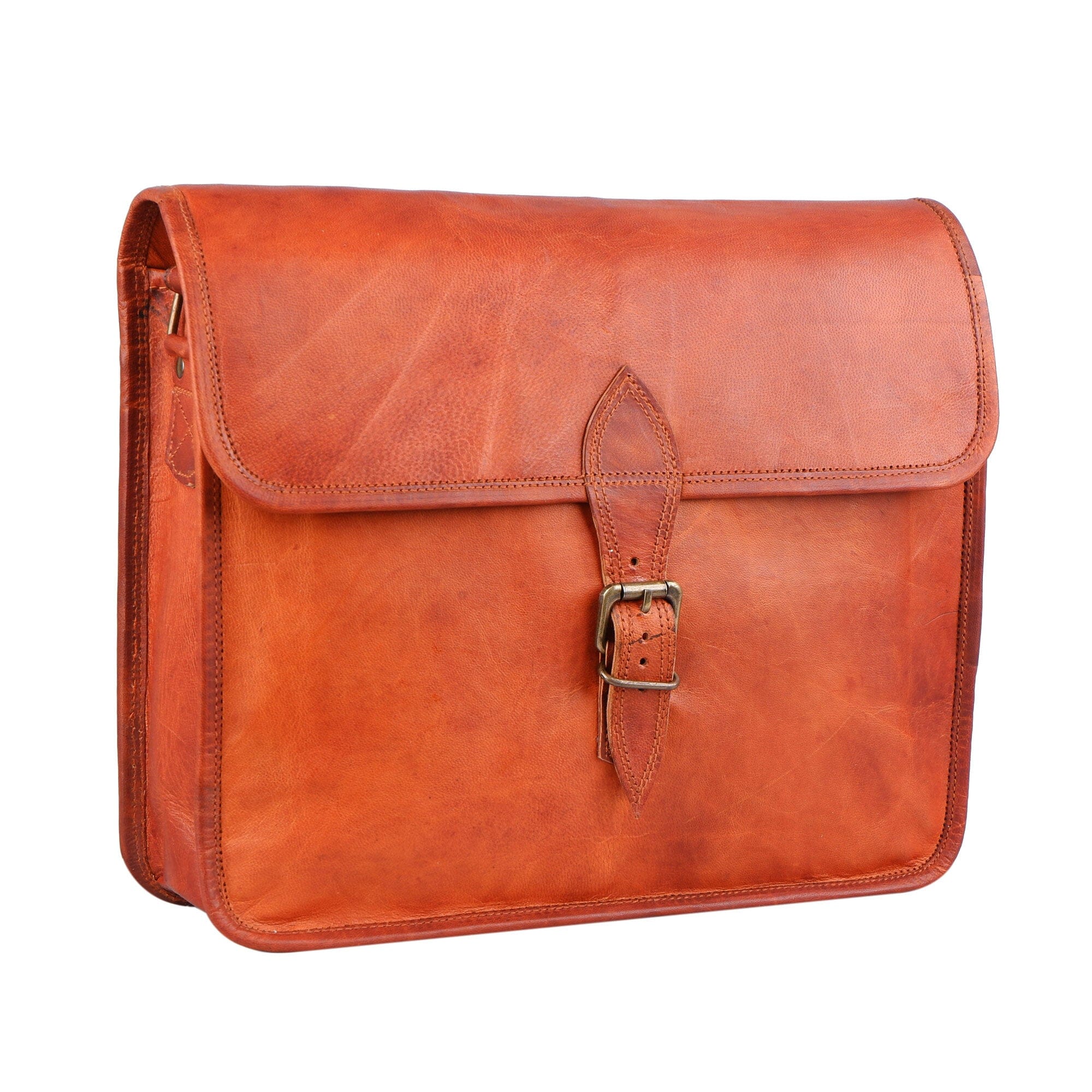 Classy Leather Bags The Mascot Leather Messenger SpadezStore
