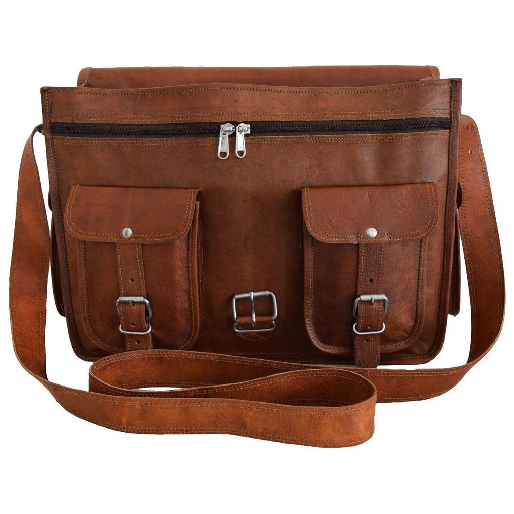 Classy Leather Bags Hartmann Messenger Backpack SpadezStore