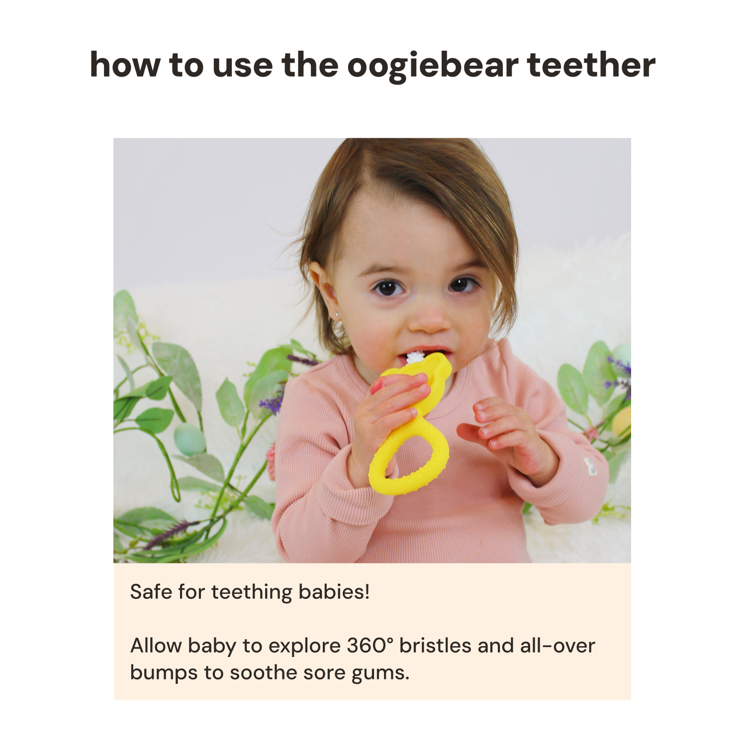 Oogiebear 360° teether SpadezStore
