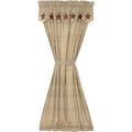 Abilene Star Door Panel with Attached Valance 72x40 SpadezStore