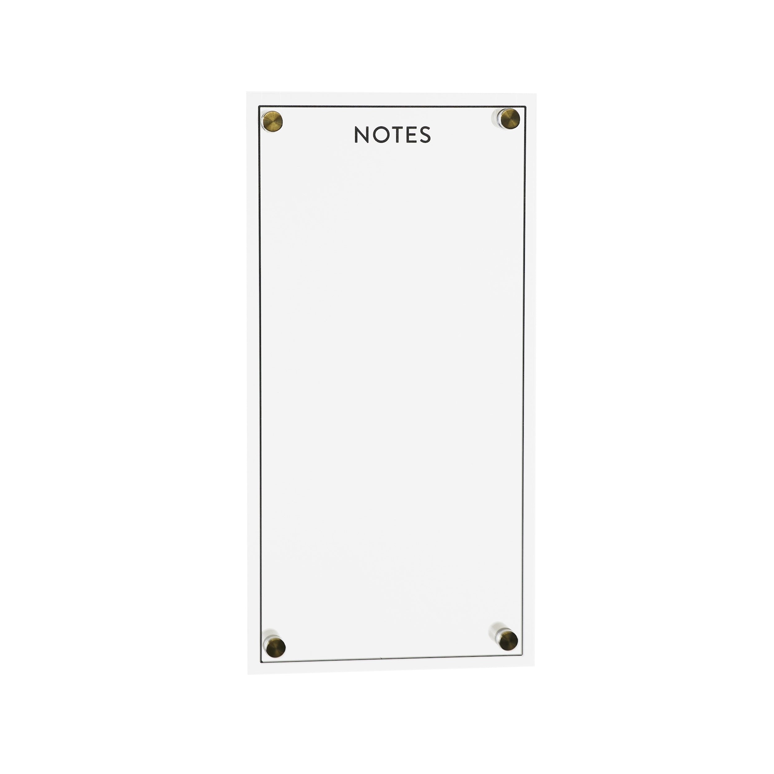 Acrylic Dry Erase Notes Board 13"H SpadezStore