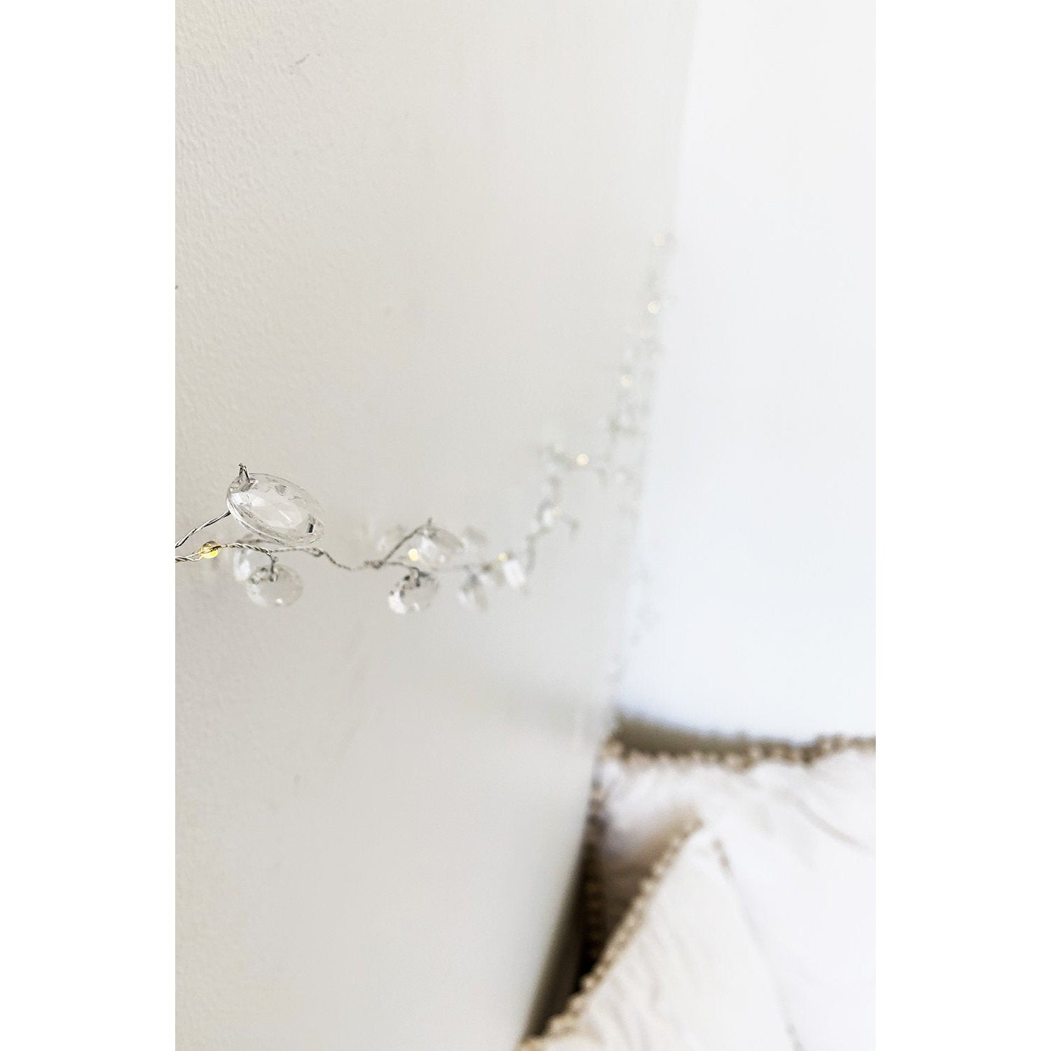 Perfect Holiday 40 LED Crystal Gem Stone Fairy String Lights SpadezStore