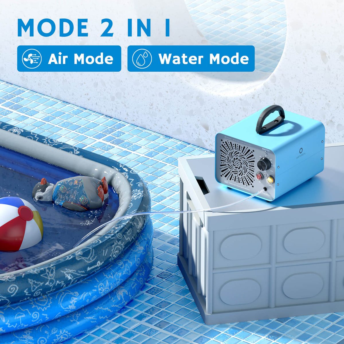 Airthereal MA25L Dual-Mode Ozone Generator for Air & Water