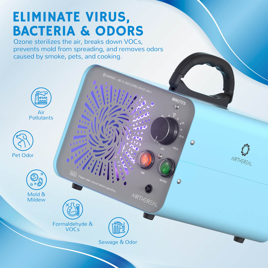 Airthereal MA25L Dual-Mode Ozone Generator for Air & Water