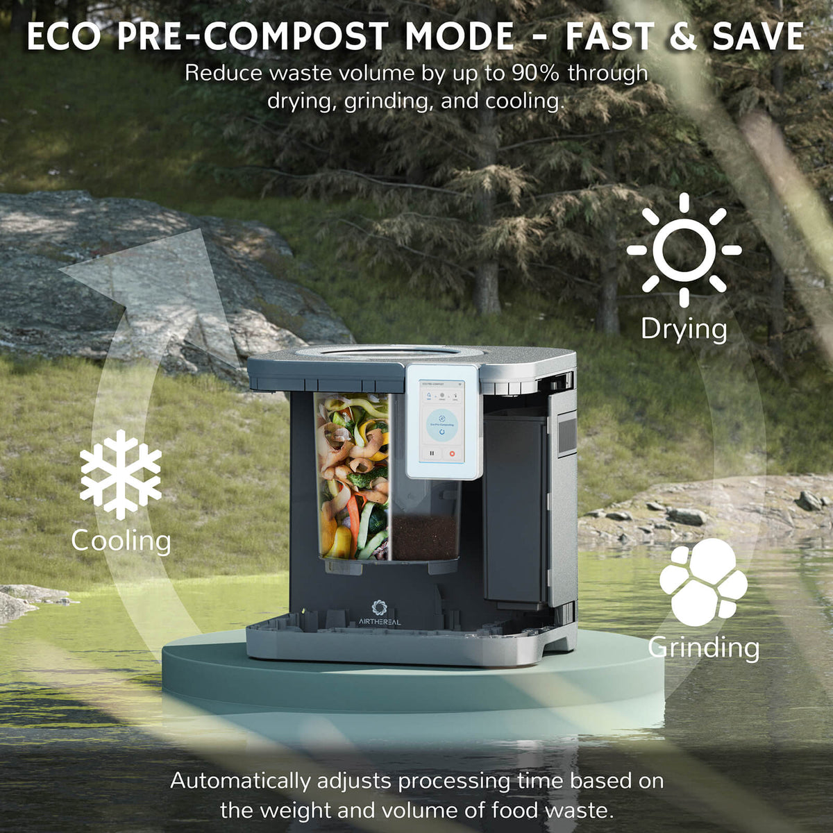Airthereal Revive R800 5L WiFi Kitchen Composter