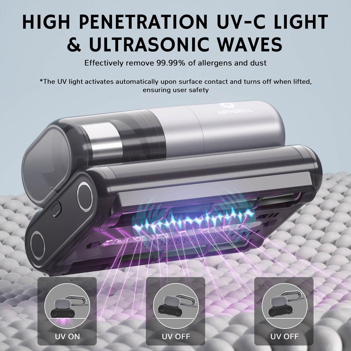 Airthereal M1 UV Handheld Mattress Vacuum Cleaner