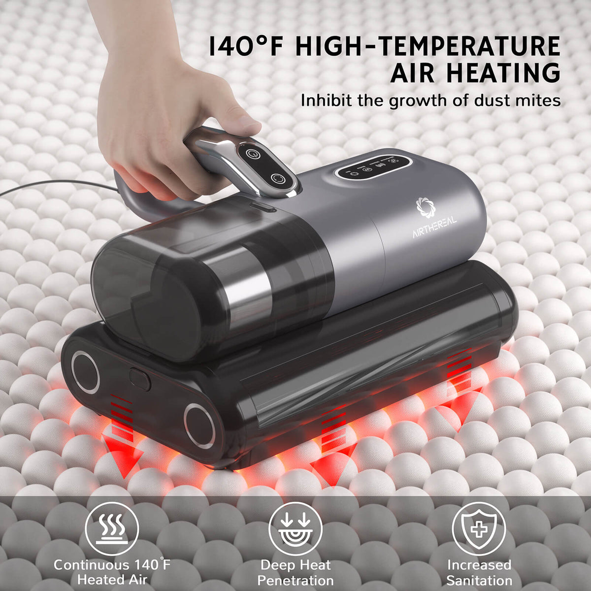 Airthereal M1 UV Handheld Mattress Vacuum Cleaner