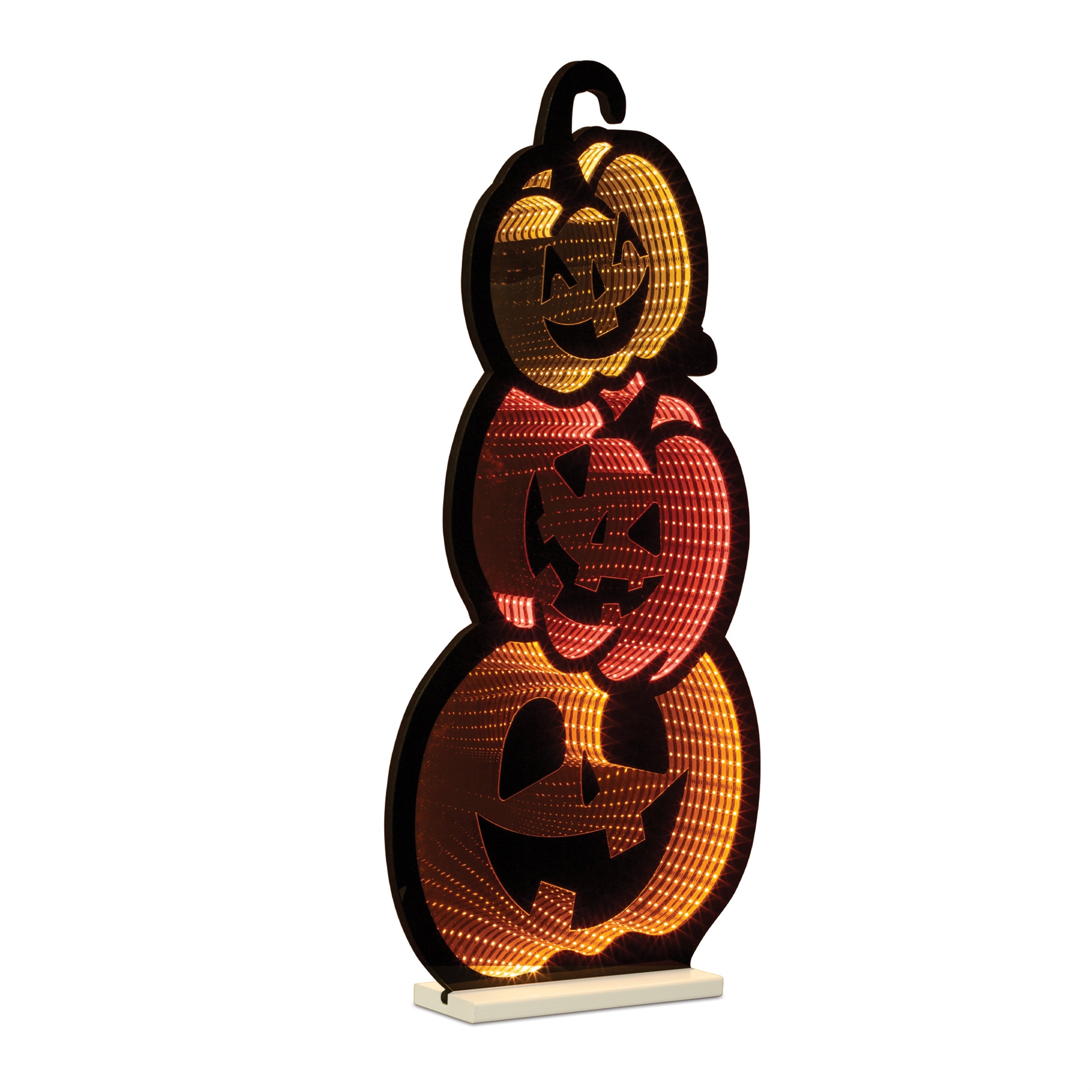 Triple Jack-o-Lantern Ekkolight 35.5"H SpadezStore