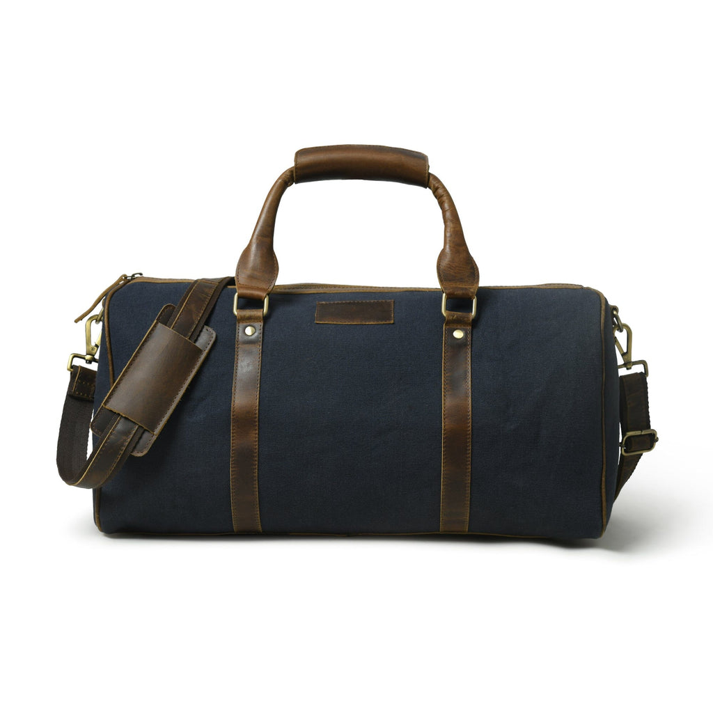 Classy Leather Bags Campbell Canvas Carry On Duffle SpadezStore