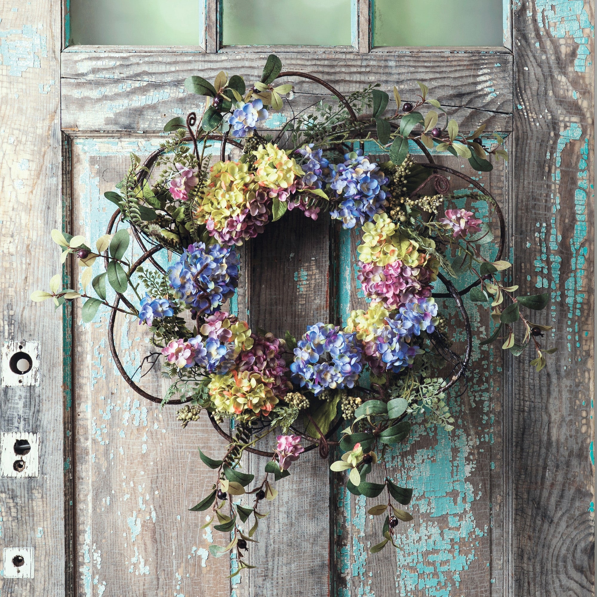 Hydrangea Floral Wreath - Thumbnail 3