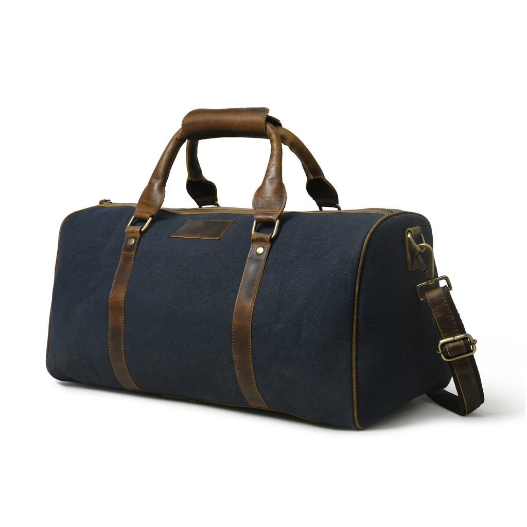 Classy Leather Bags Campbell Canvas Carry On Duffle SpadezStore