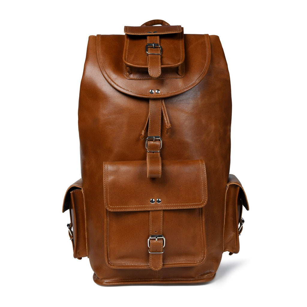 Classy Leather Bags Kingston Tanned Backpack SpadezStore