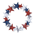 Americana Metal Star Wreath 18"D SpadezStore