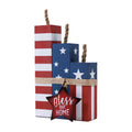 Americana Firecracker Block Bundle 14"H SpadezStore