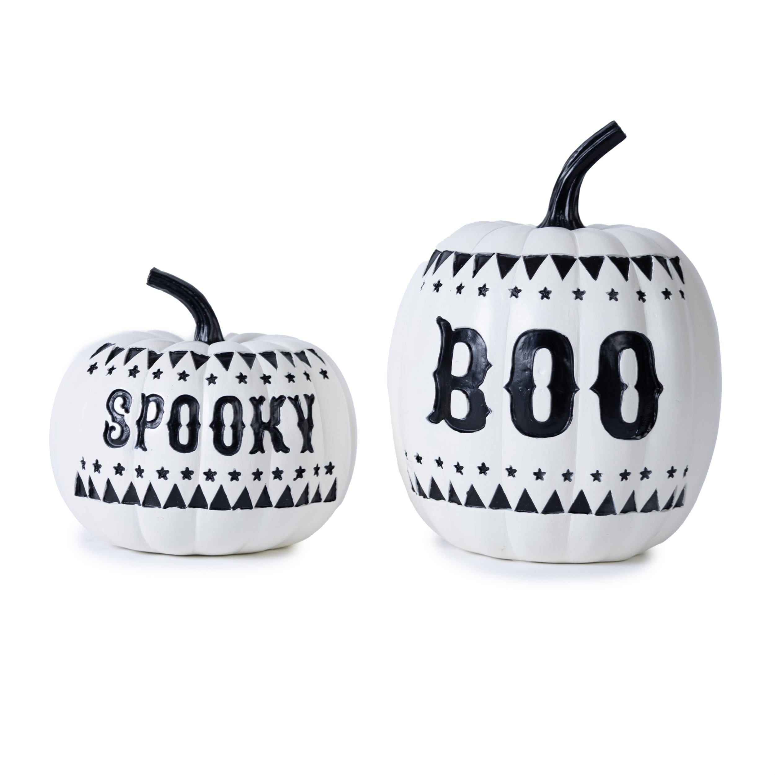 Spooky and Boo Pumpkin (Set of 2)