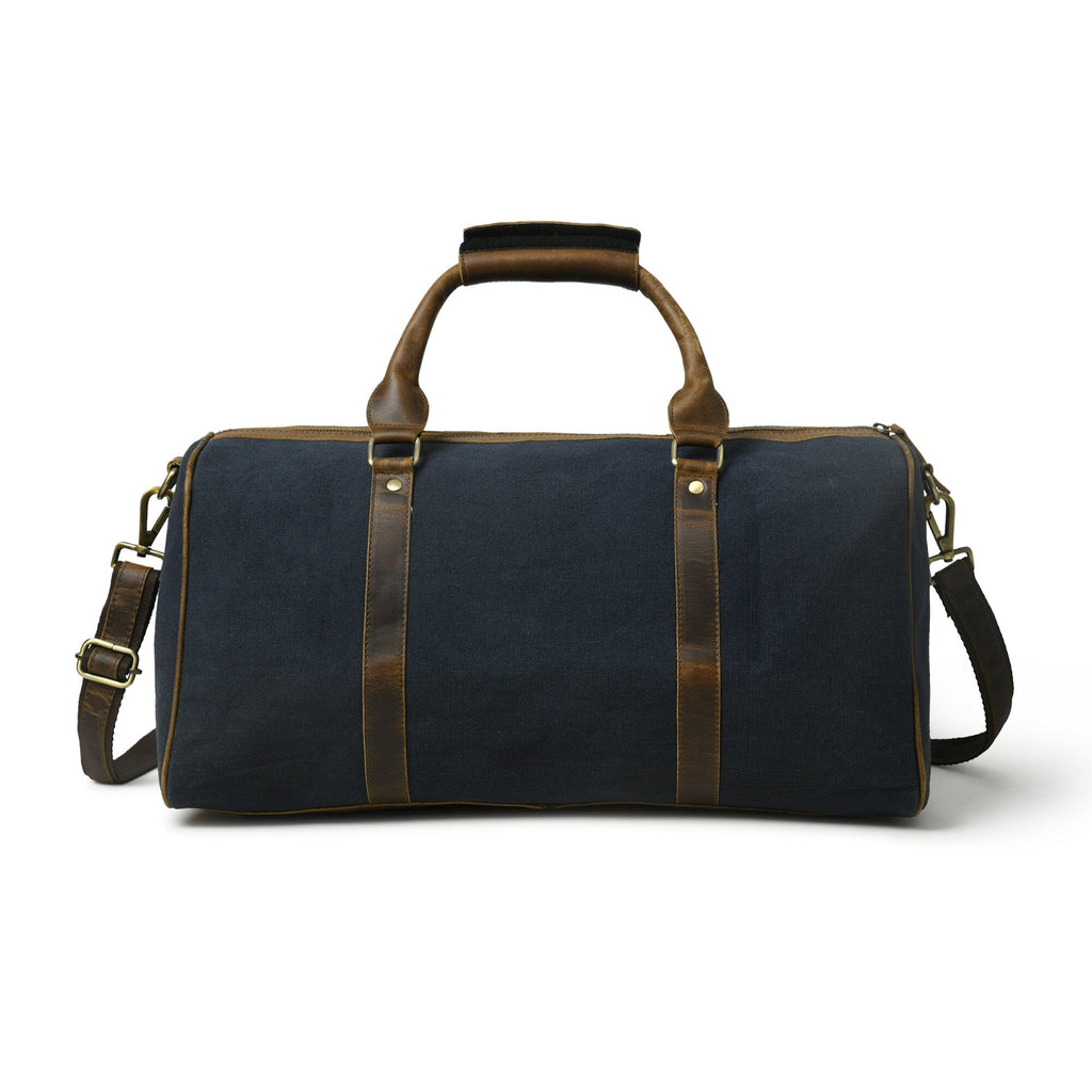 Classy Leather Bags Campbell Canvas Carry On Duffle SpadezStore